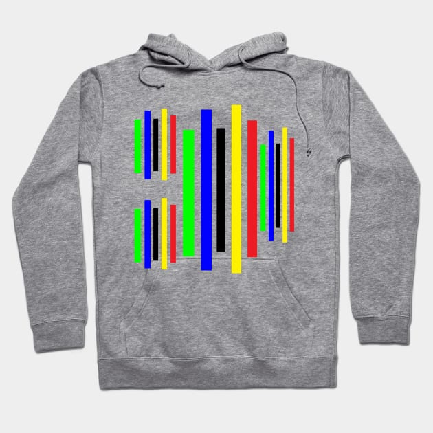 Colorful Lines Hoodie by simonjgerber